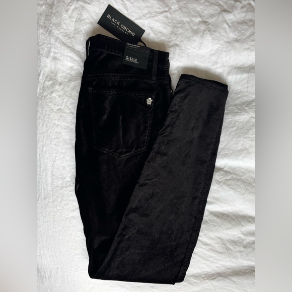 NEW BLACK ORCHID Velvet Giselle High Waist Skinny Pant, Size 26, Never Worn - Picture 1 of 15